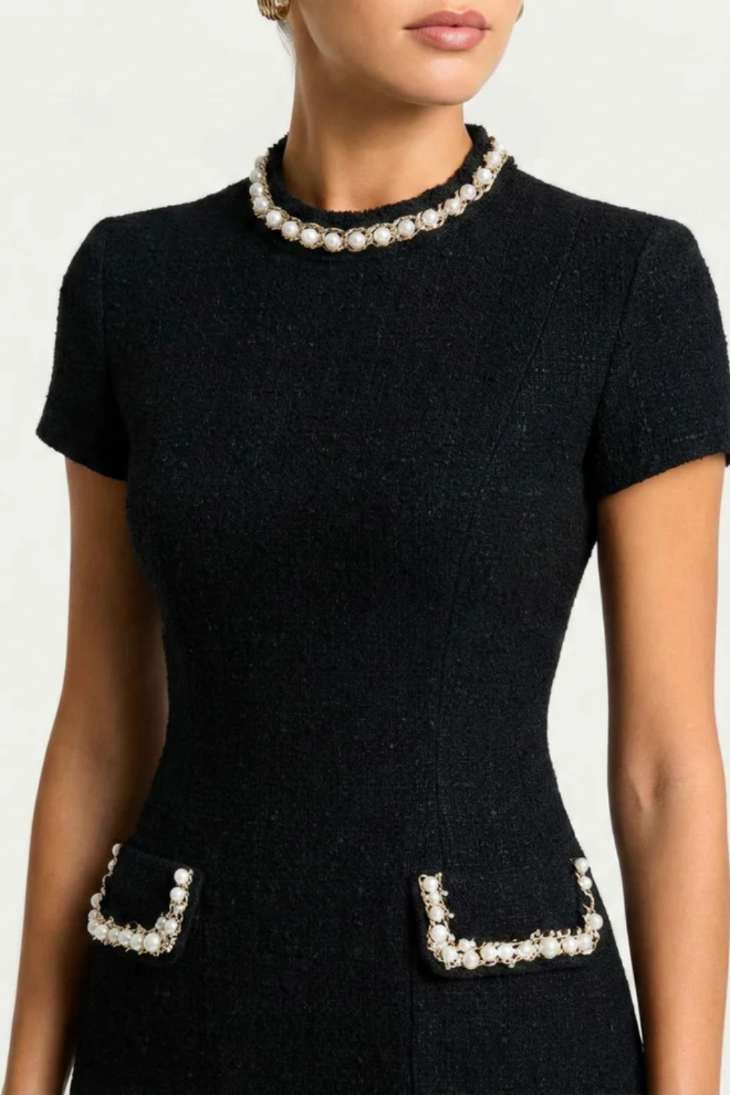 Women's Cocktail Dress – Bouclé A-Line Formal Evening | Florence 3