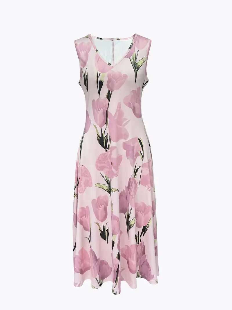 Amelia | Lightweight Floral Occasion Fit Tailored Maxi Dress Set