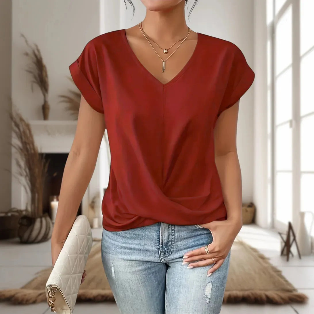 Women's Top – Soft Fabric Relaxed Fit Casual | Isabella 4