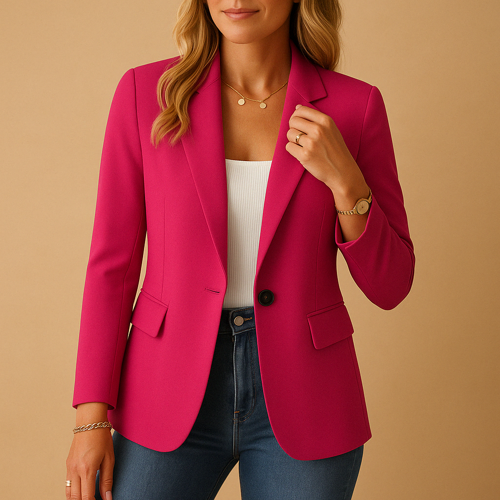 Emma | Tailored Structured Workwear Fitted Blazer Jacket