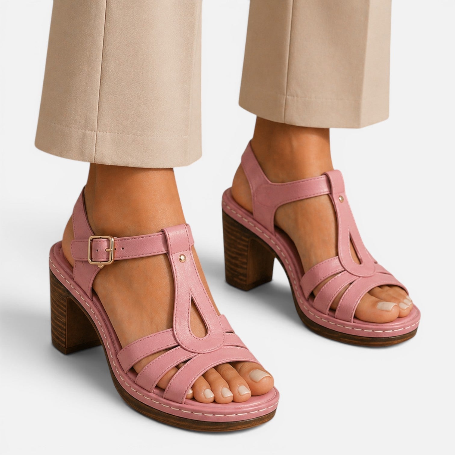 Sophie | Block Heel Sandals Summer Casual Supportive Fit