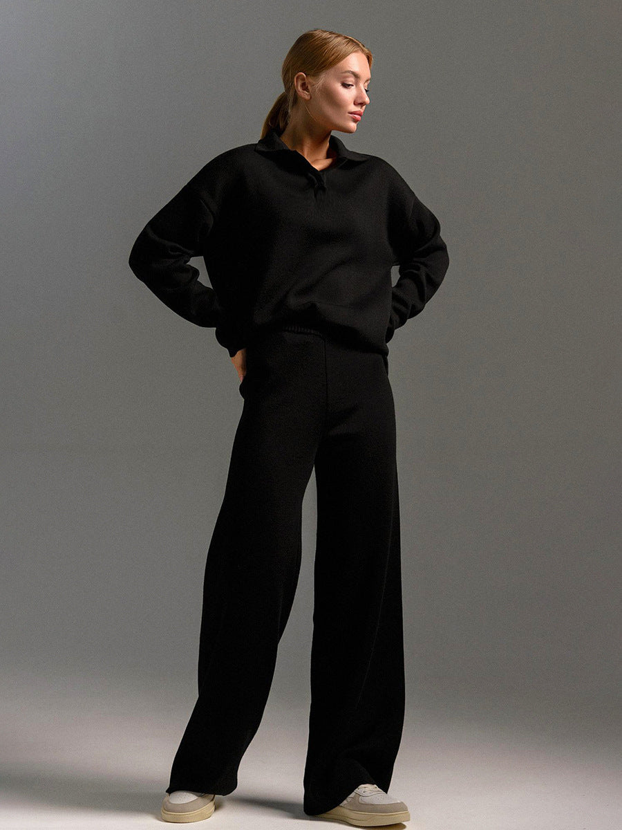 Sophie | Collared Casual Lounge Set Relaxed Fit Two Piece