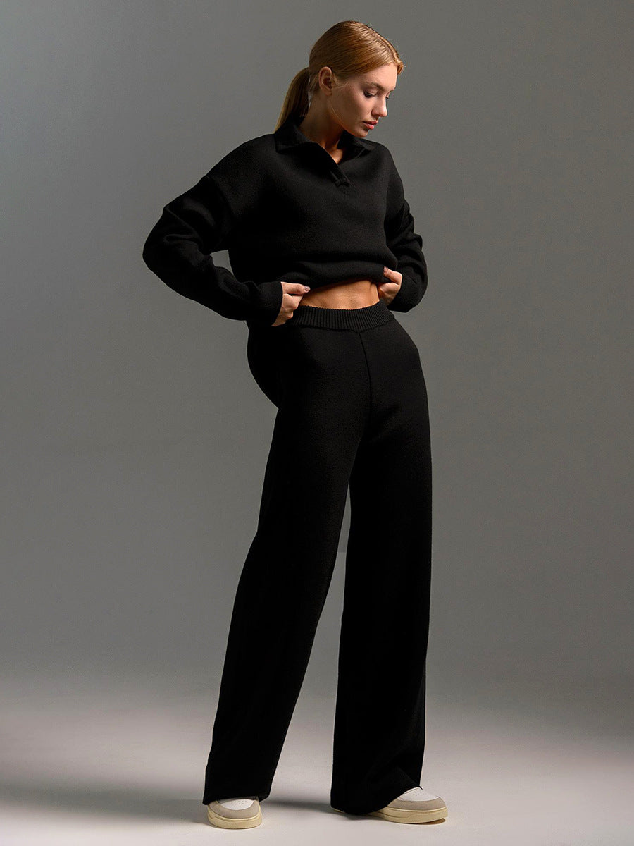 Sophie | Collared Casual Lounge Set Relaxed Fit Two Piece