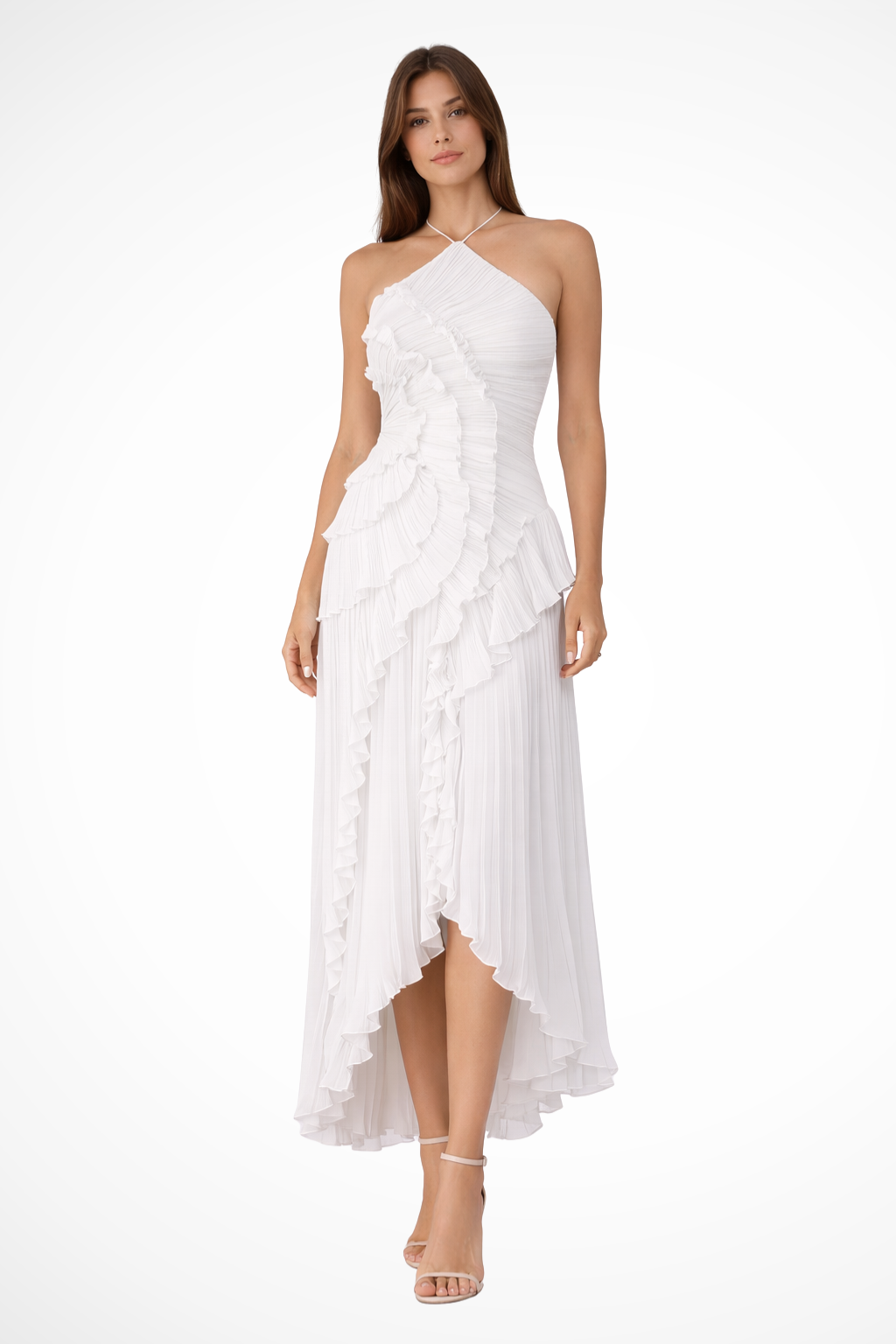 Women's Maxi Dress – Chiffon Halter Neck Formal Evening | Imogen 3
