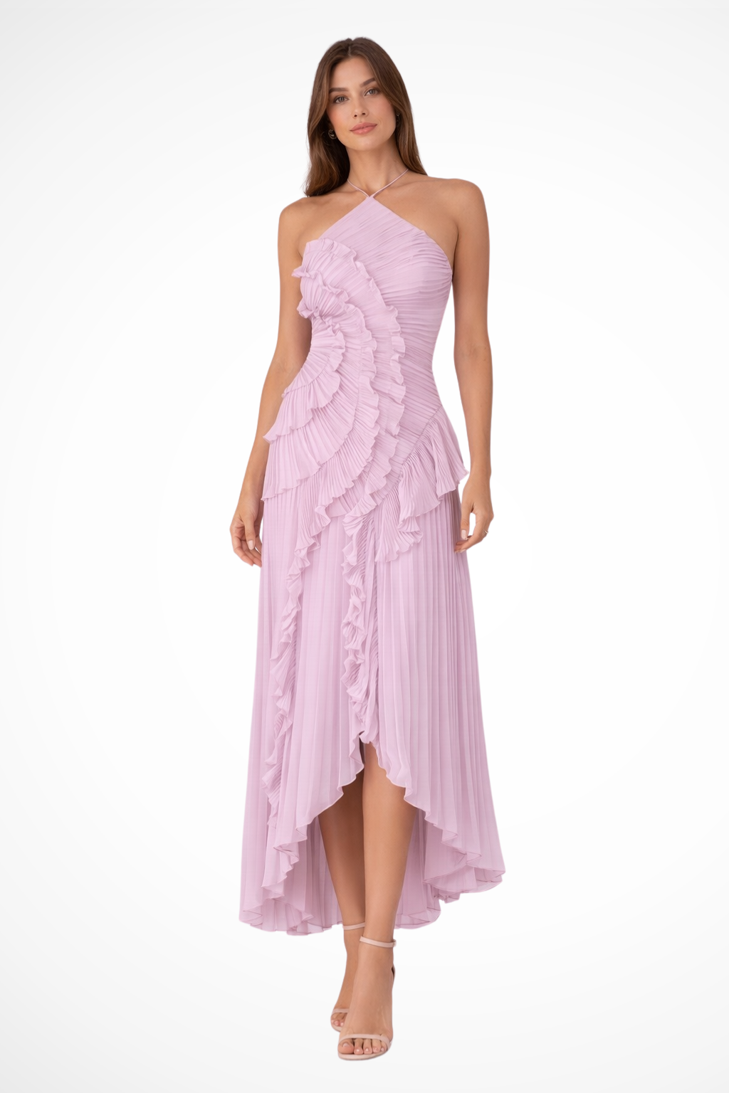 Women's Maxi Dress – Chiffon Halter Neck Formal Evening | Imogen 4