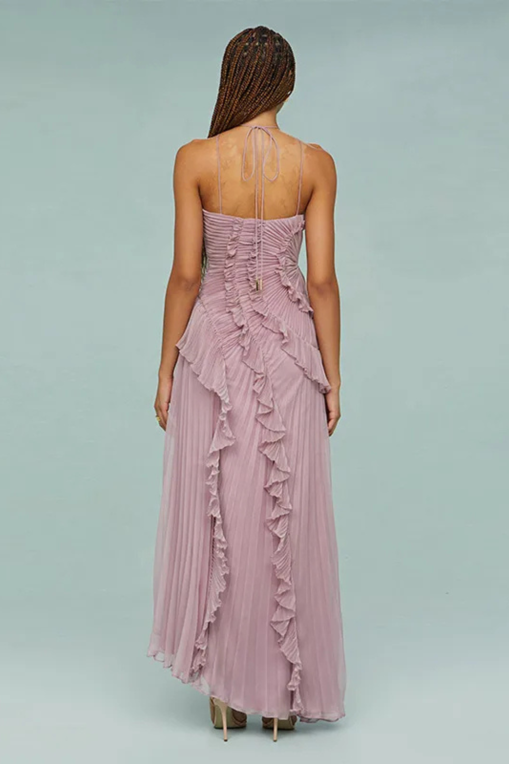 Women's Maxi Dress – Chiffon Halter Neck Formal Evening | Imogen 9