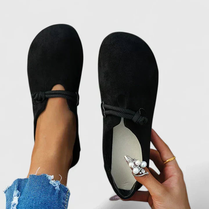 Women's Loafers – Suede Wide Toe Box Casual | Emily 2