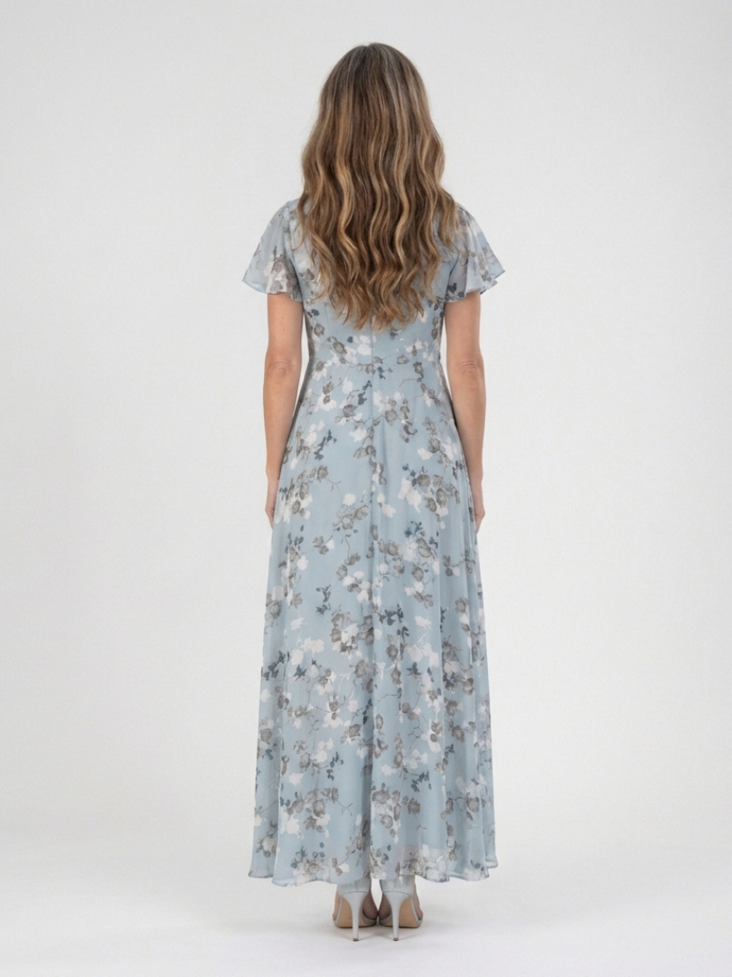 Isla | Floral Maxi Dress Relaxed Fit V-Neck Summer Occasion