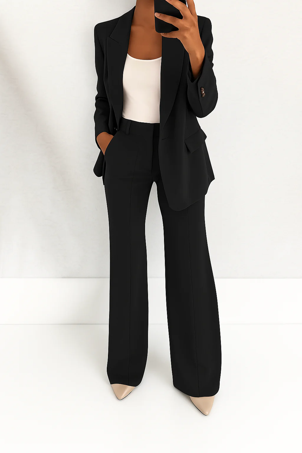 Women's Trouser Suit – Crepe Tailored Professional | Amelia 6