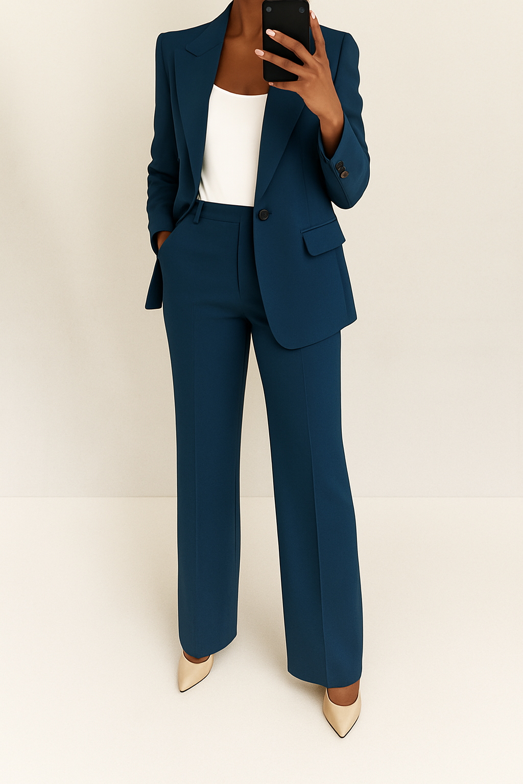 Women's Trouser Suit – Crepe Tailored Professional | Amelia 7