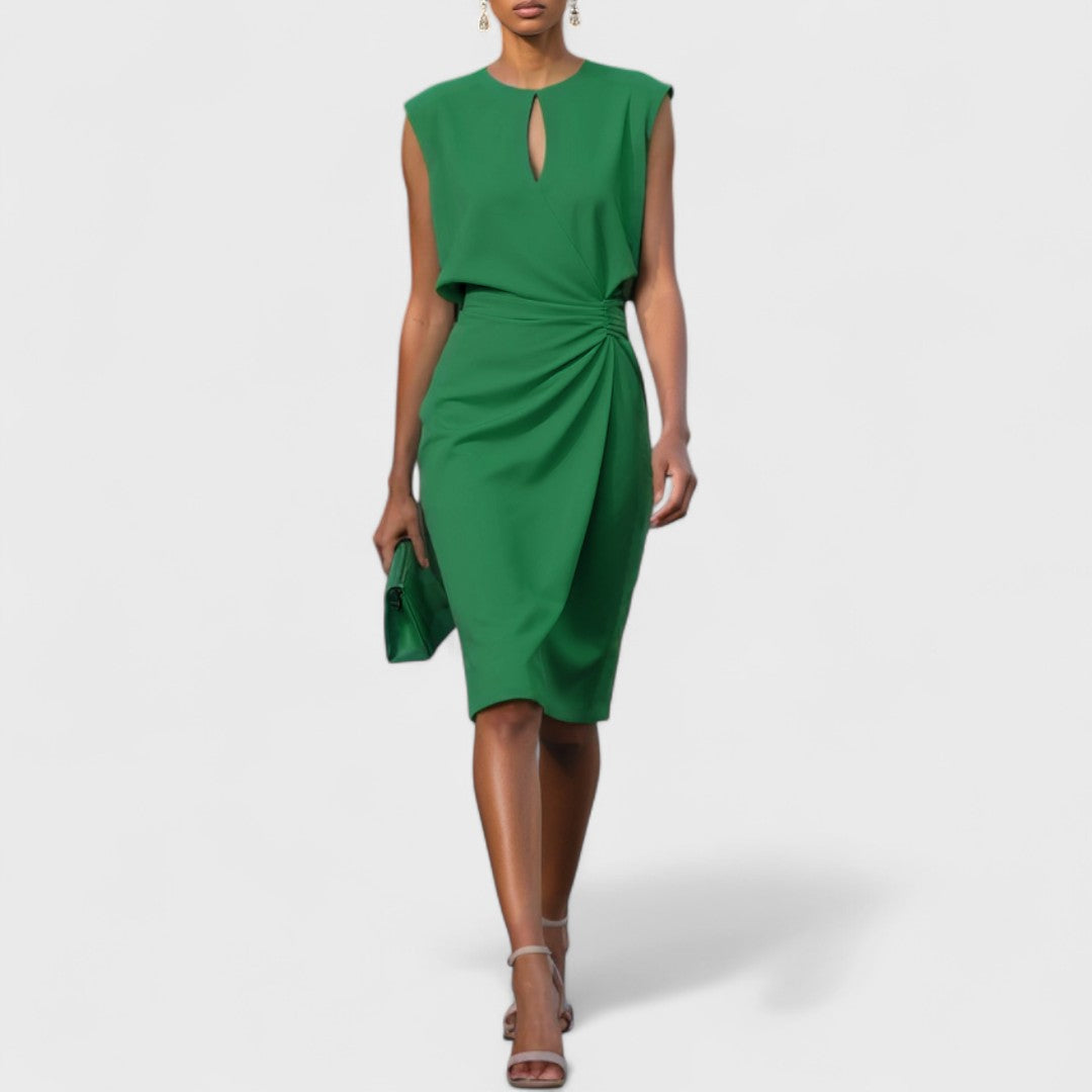 Women's Wrap Dress – Crepe Tailored Fit Evening | Amelia 4