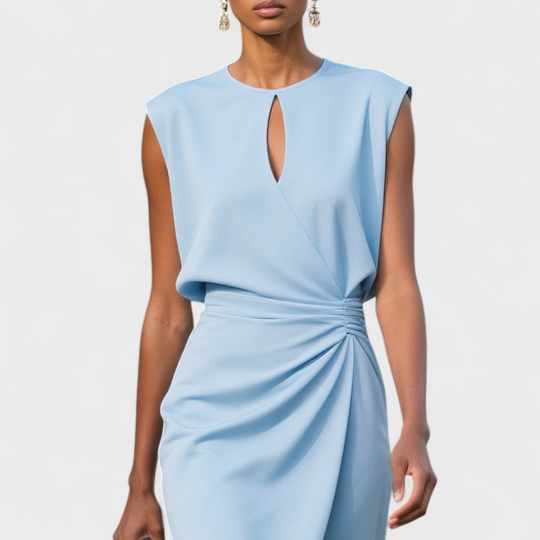 Women's Wrap Dress – Crepe Tailored Fit Evening | Amelia 7