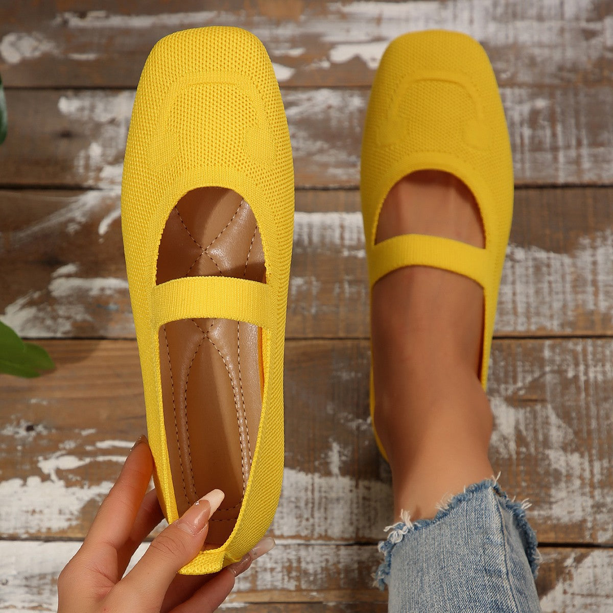 Lily | Breathable Casual Mary Jane Fit Ballerina Shoes