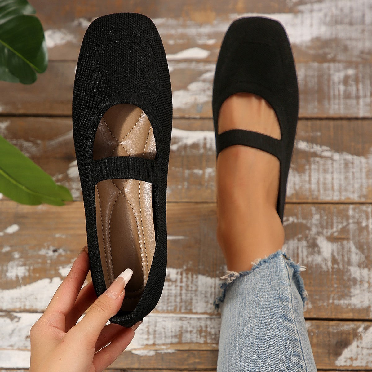 Lily | Breathable Casual Mary Jane Fit Ballerina Shoes