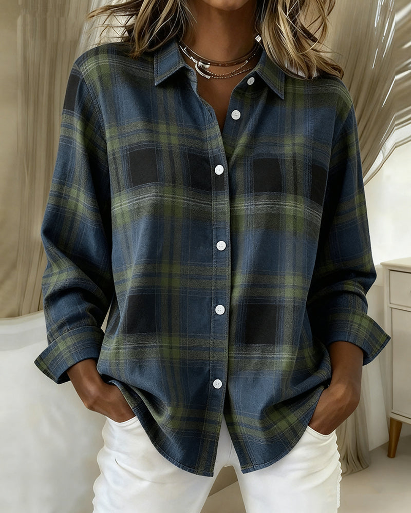 Lily | Checked Pattern Casual Regular Fit Shirt