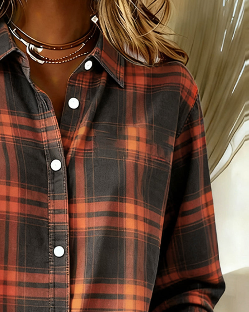 Lily | Checked Pattern Casual Regular Fit Shirt