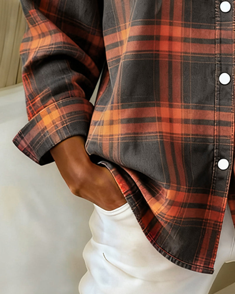 Lily | Checked Pattern Casual Regular Fit Shirt
