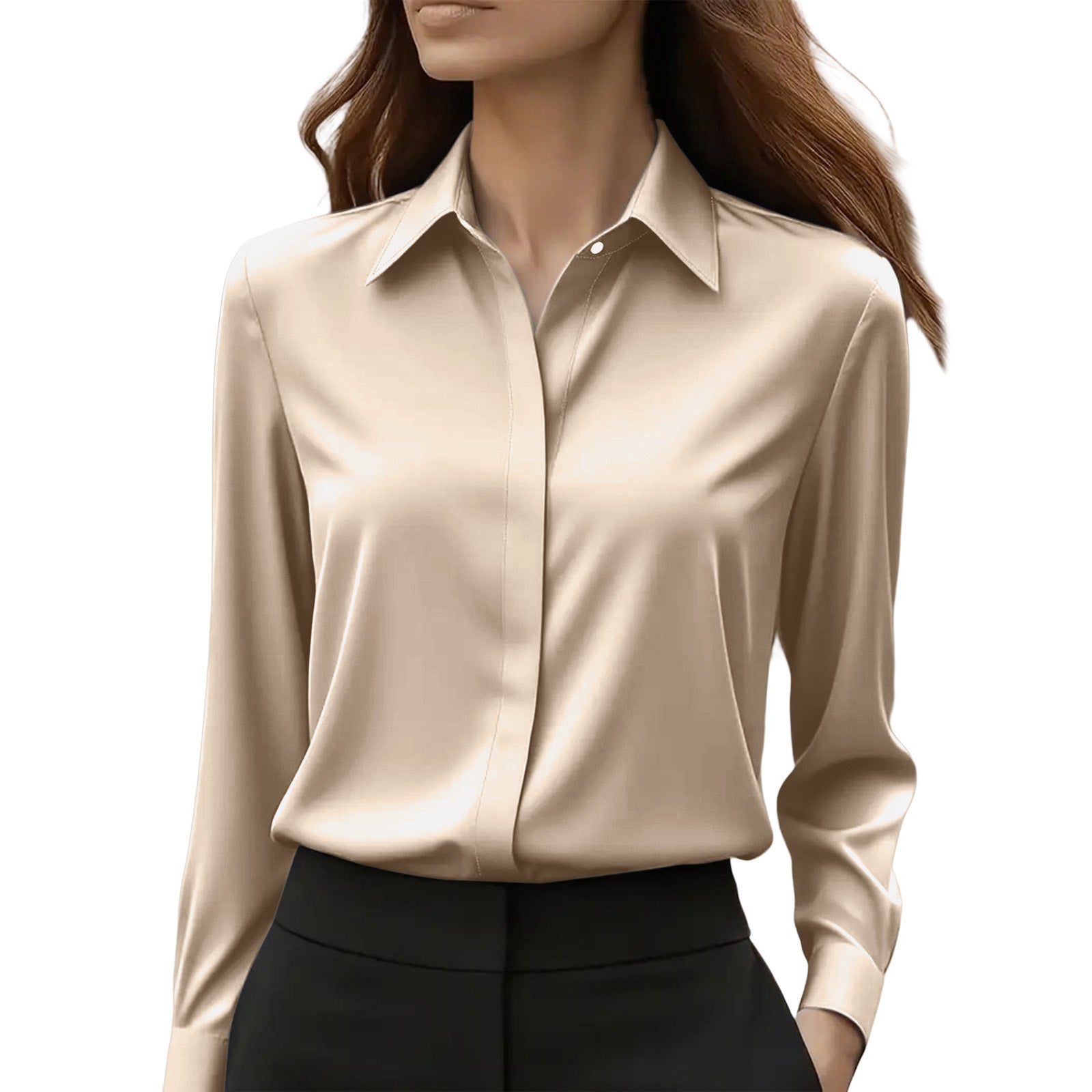 Isabella | Tailored Fit Office Blouse Elegant Silhouette