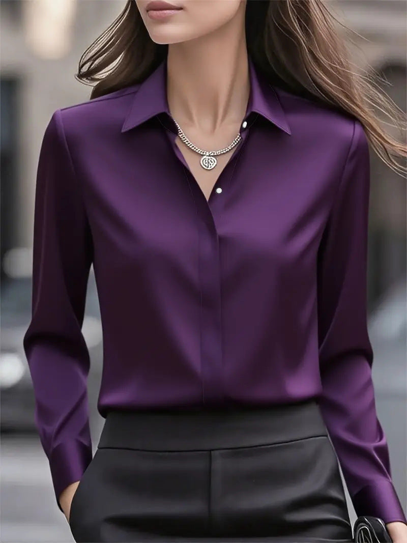 Isabella | Tailored Fit Office Blouse Elegant Silhouette