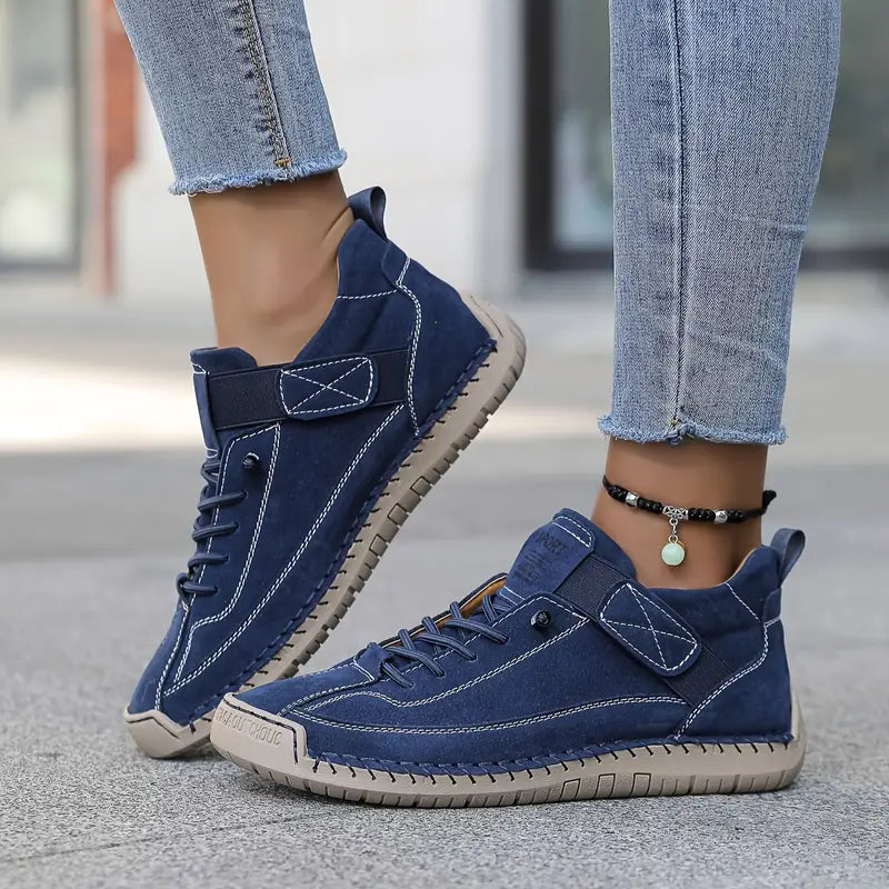 Emma | Orthopaedic Casual Wide Fit Leather Trainers