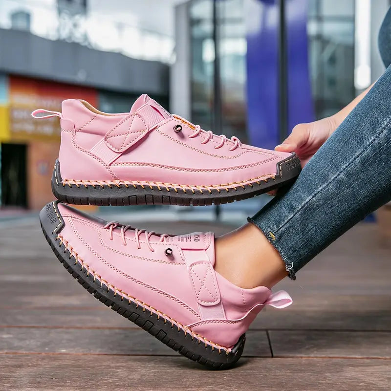 Emma | Orthopaedic Casual Wide Fit Leather Trainers