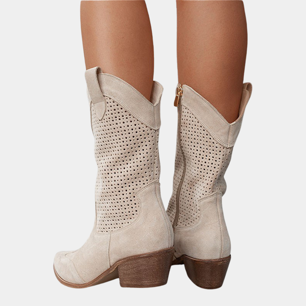 Women's Cowgirl Boots – Pebbled Leather Contemporary Style | Amelia 8