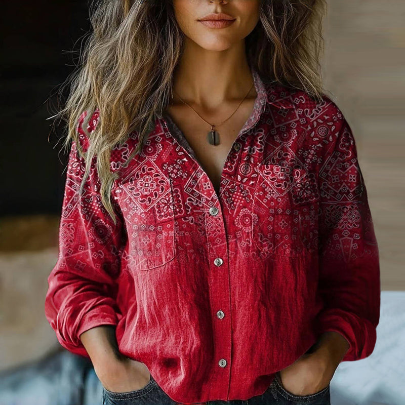 Women's Shirt – Linen Relaxed Fit Casual | Willow 1