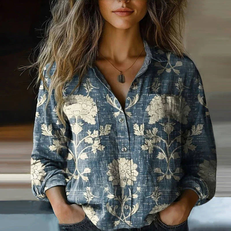 Women's Shirt – Linen Relaxed Fit Casual | Willow 3