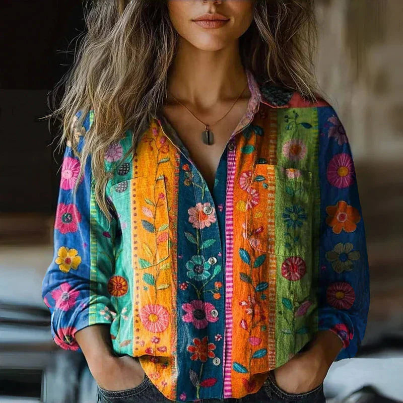 Women's Shirt – Linen Relaxed Fit Casual | Willow 5