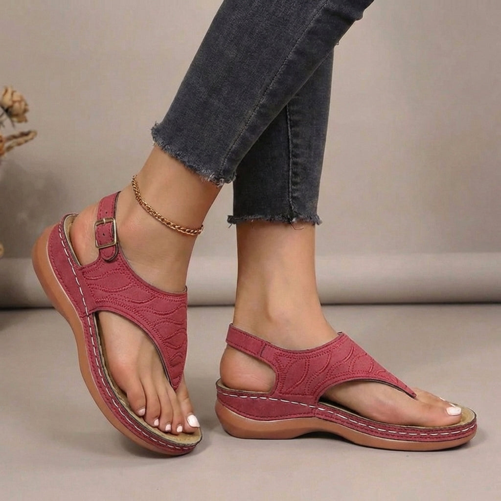 Lily | Orthopaedic Casual Adjustable Contoured Thong Sandal