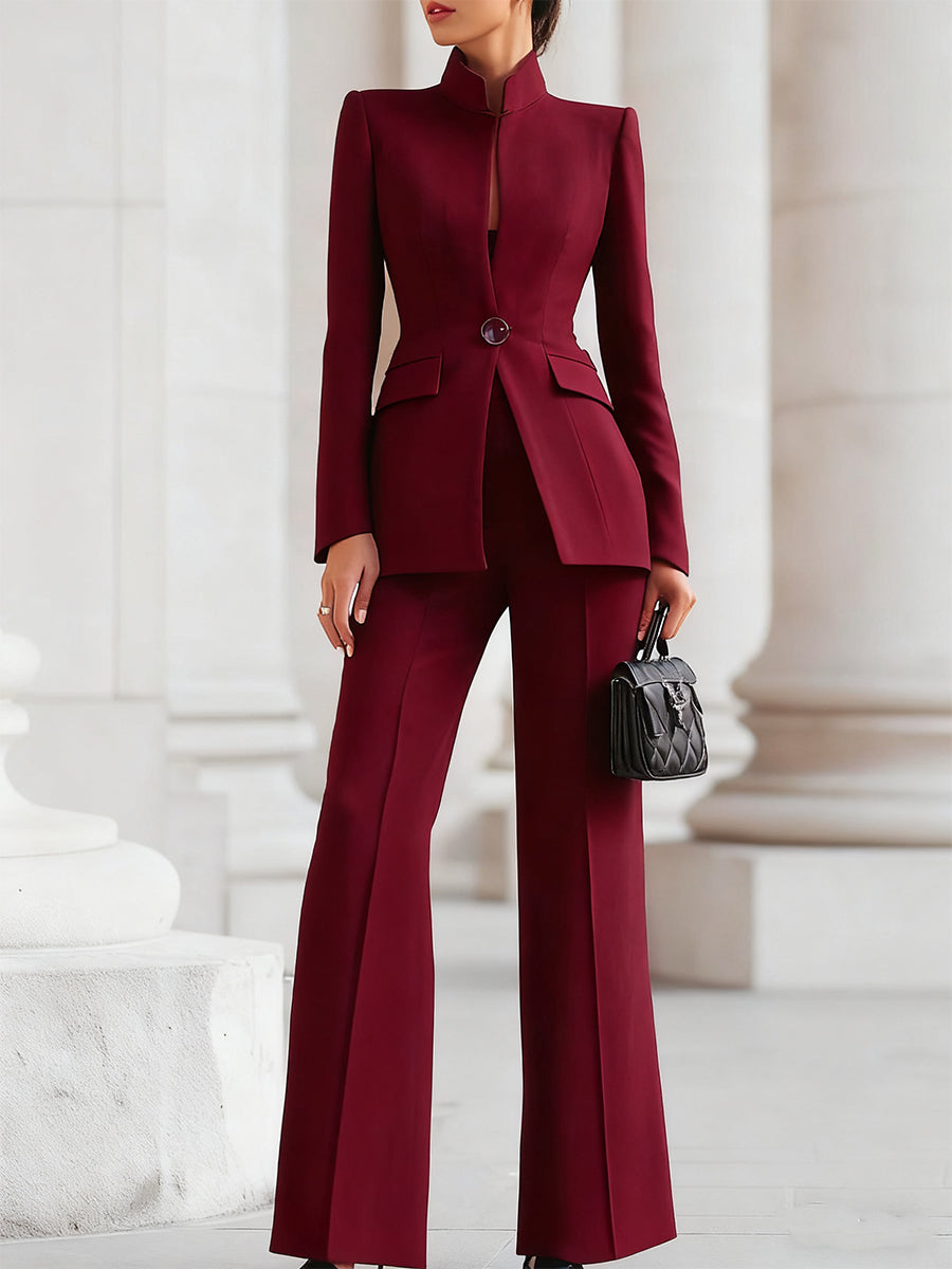 Women's Suit – Premium Crepe Tailored Fit Formal | Amelia 4