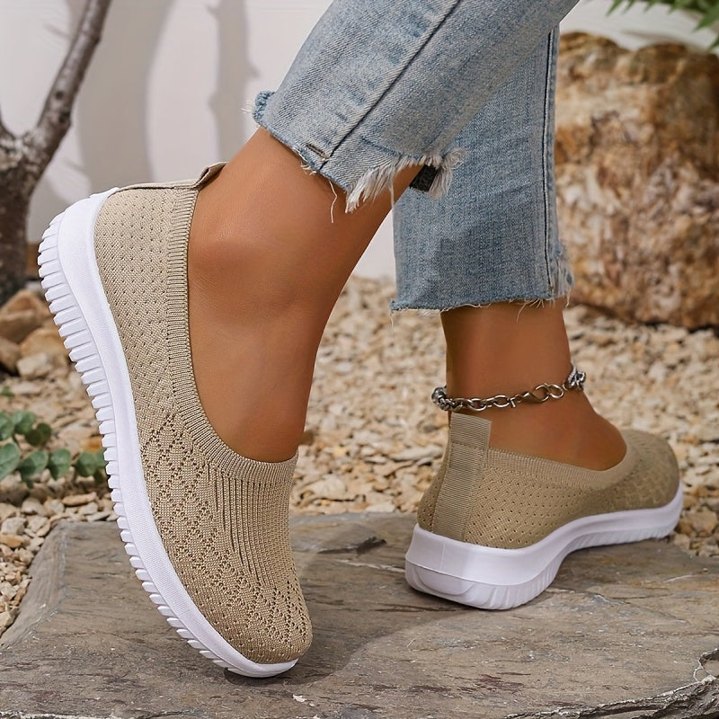 Emma | Orthopaedic Casual Slip-On Lightweight Synthetic Sneaker