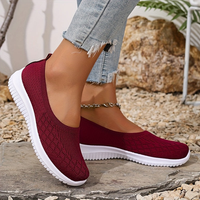 Emma | Orthopaedic Casual Slip-On Lightweight Synthetic Flats
