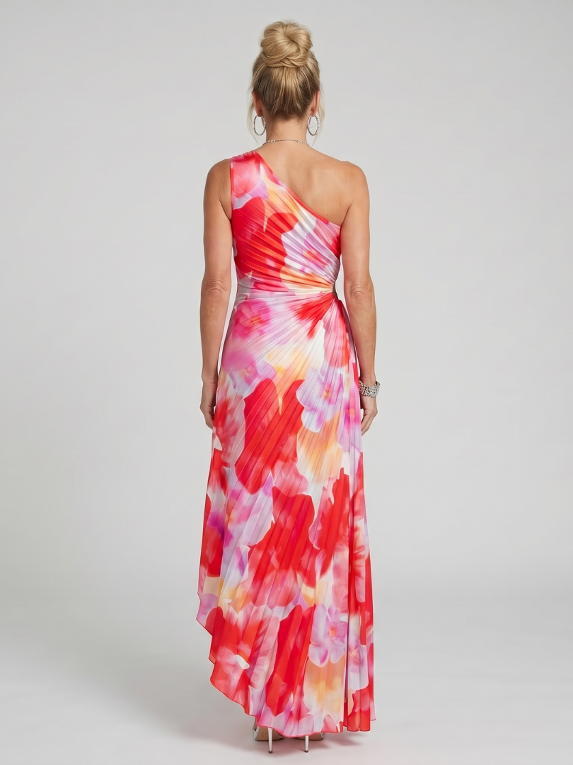 Gwendolen | Women's Pleated Wedding Guest Maxi Dress