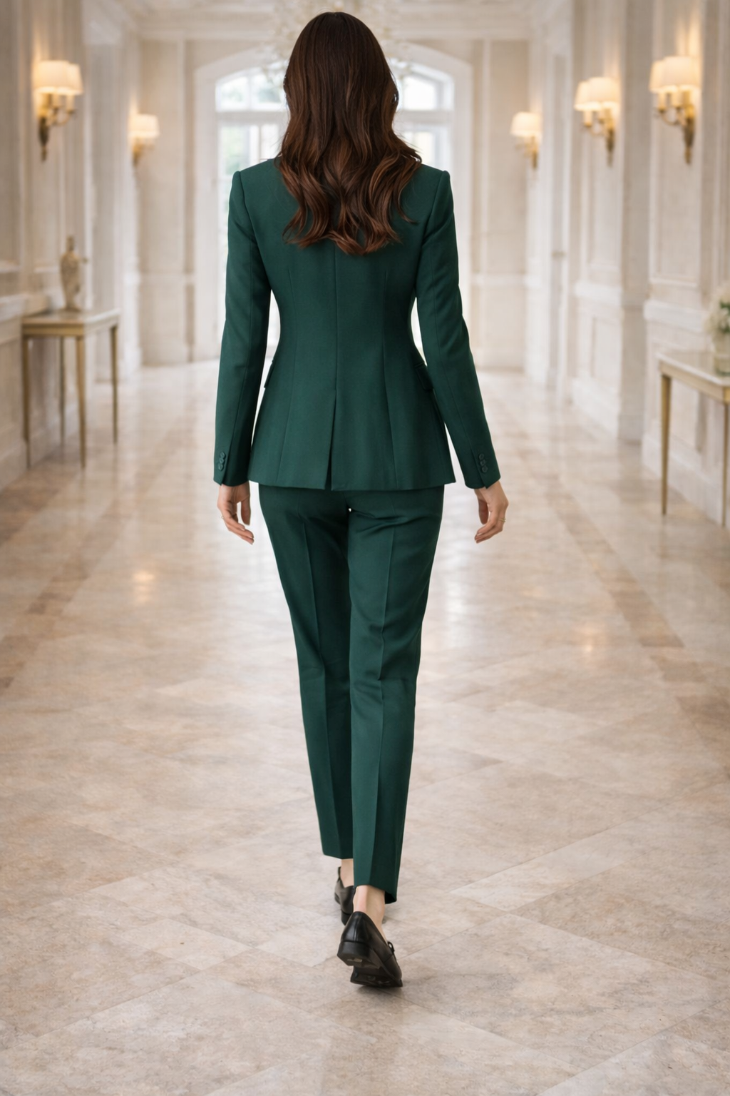 Women's Three-Piece Suit – Crepe Tailored Fit Formal | Amelia 3
