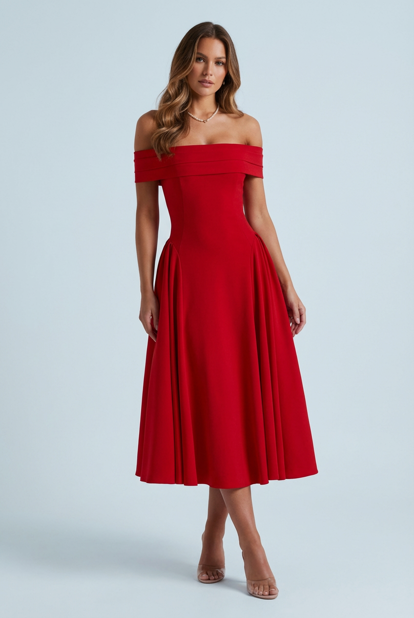 emalie off-shoulder midi dress Amelia from formal events to Size:W34 Zimmermann Patience Printed Linen trio