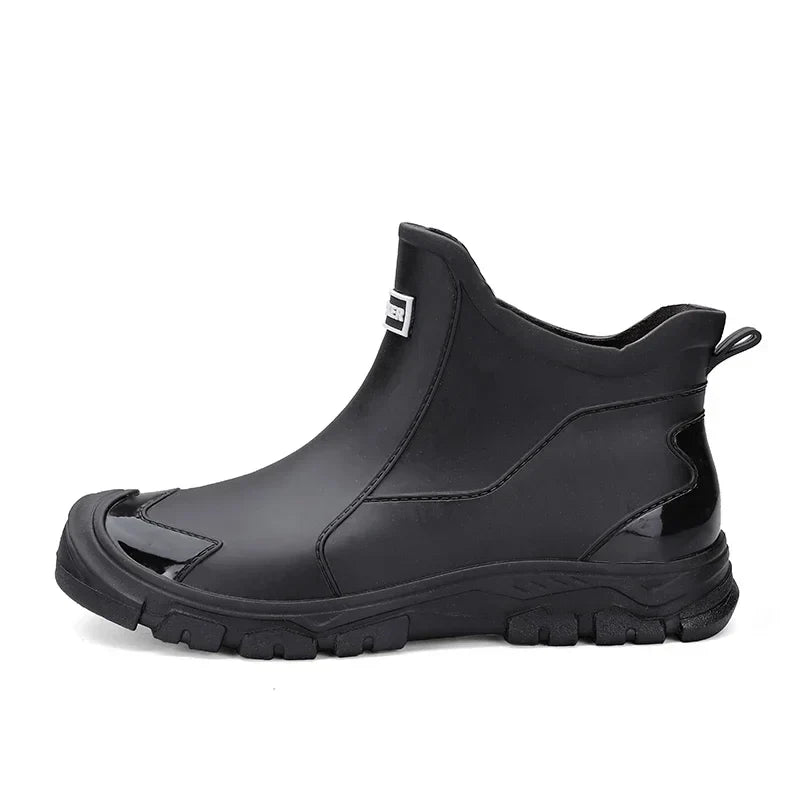 Women's Orthopaedic Pull-On Casual Ankle Boots in Black