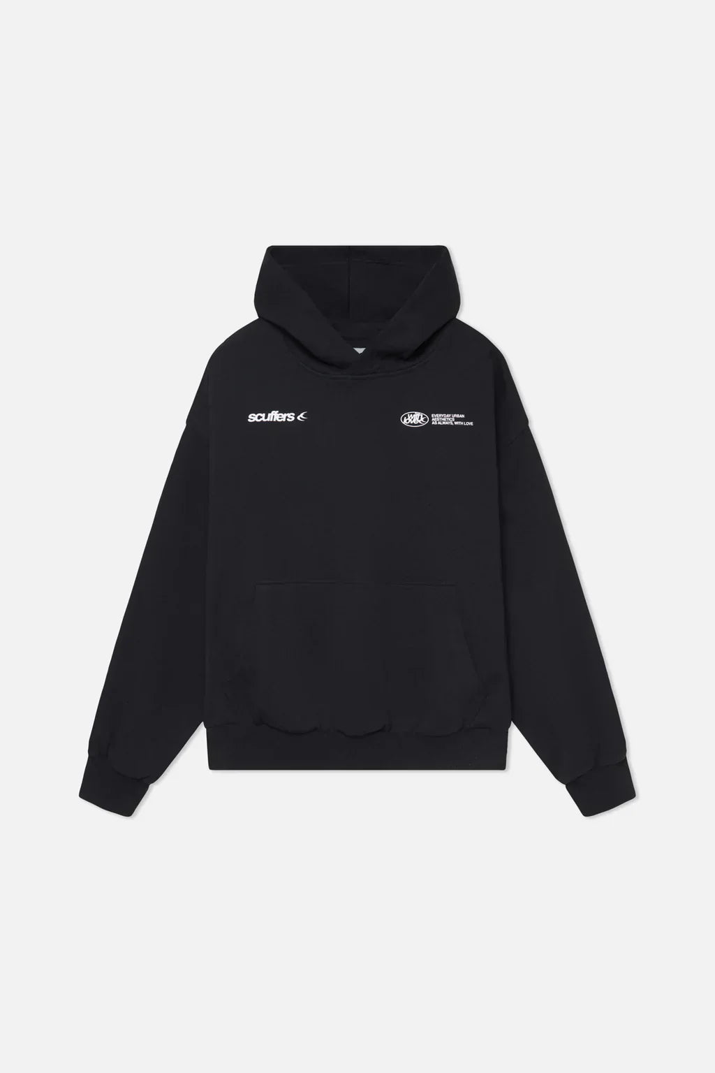 Women's Oversized Casual Hoodie in Black