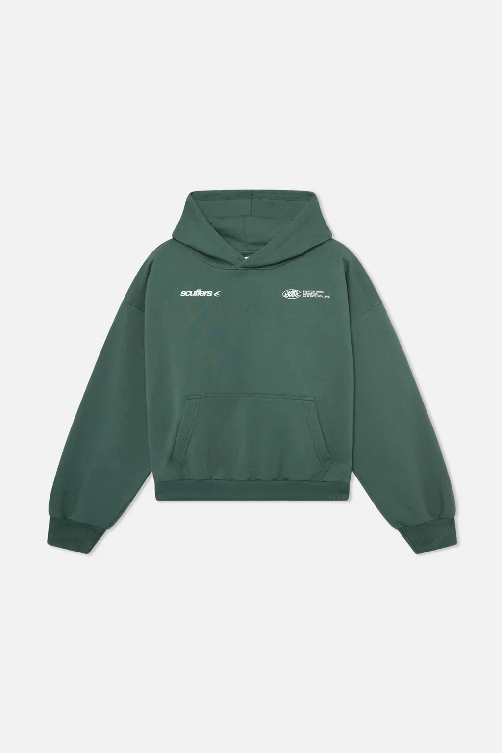 Women's Oversized Casual Hoodie in Dark Green