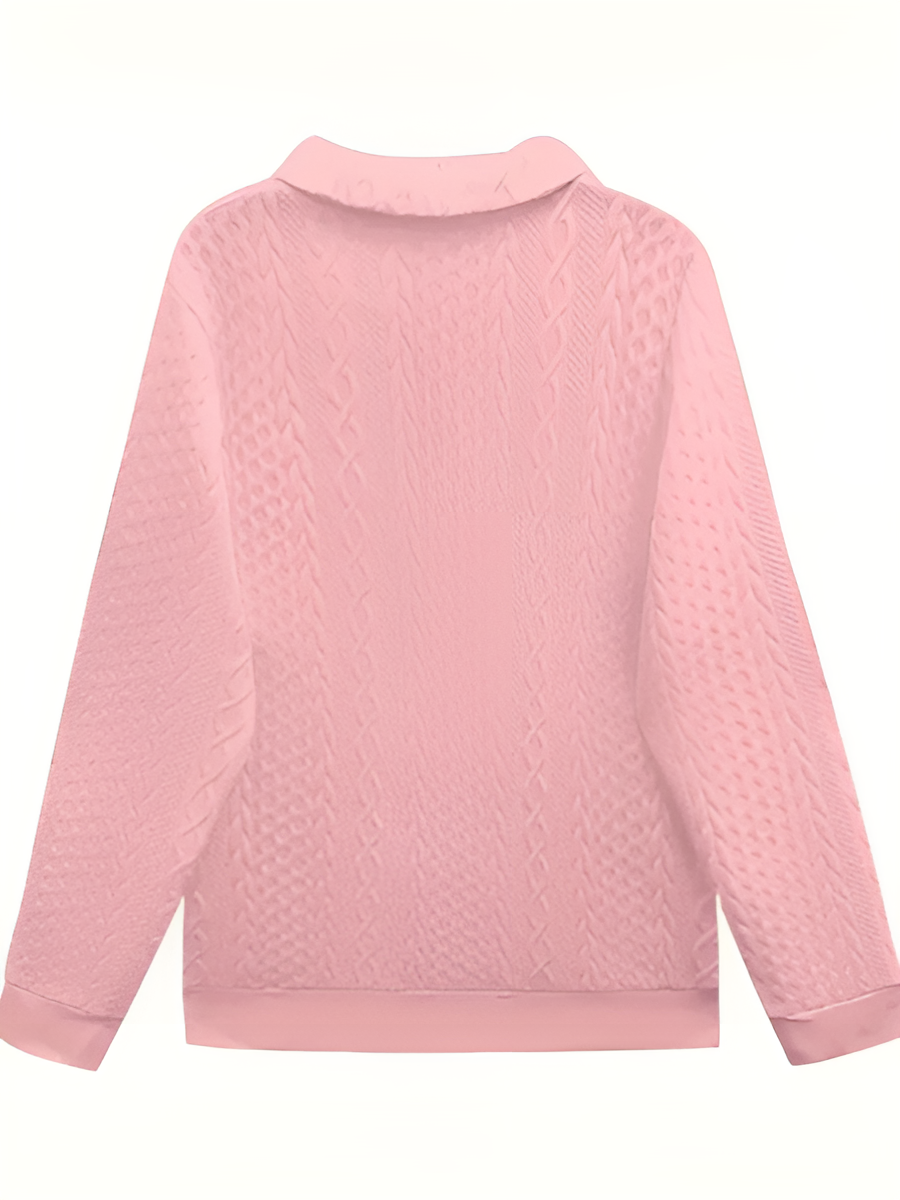 Women's Quarter-Zip Casual Jumper