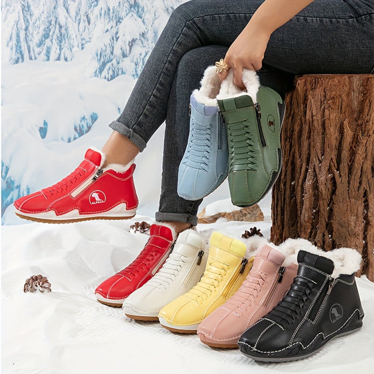 Women's Side-Zip Casual Ankle Boots