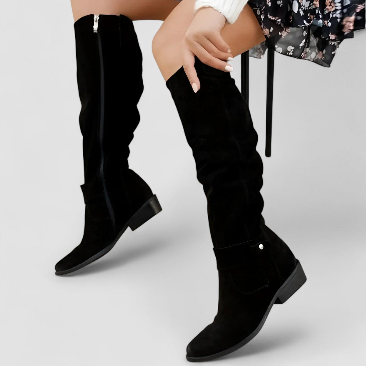 Women's Slouchy Casual Knee High Boots