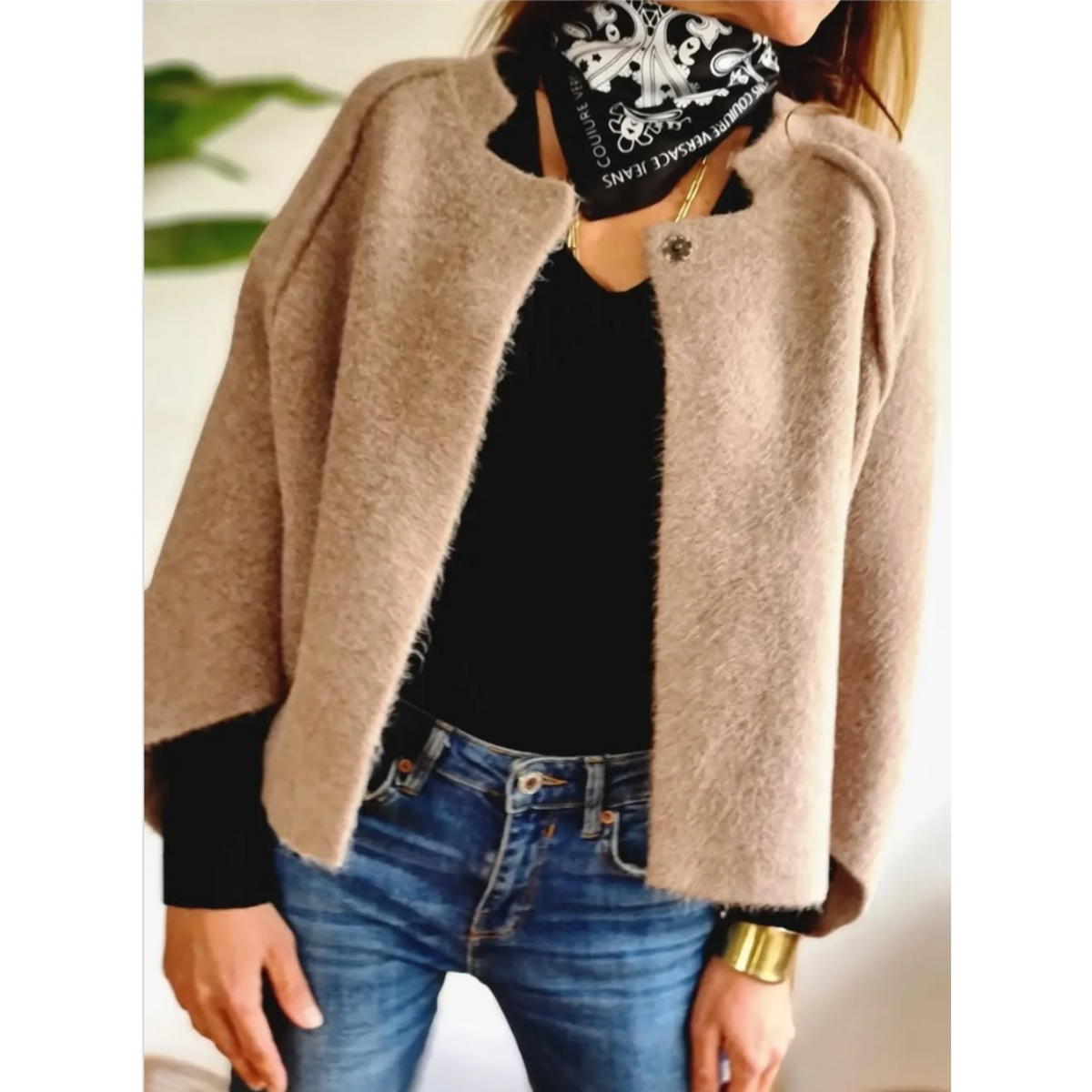 Women's Cropped Casual Jacket