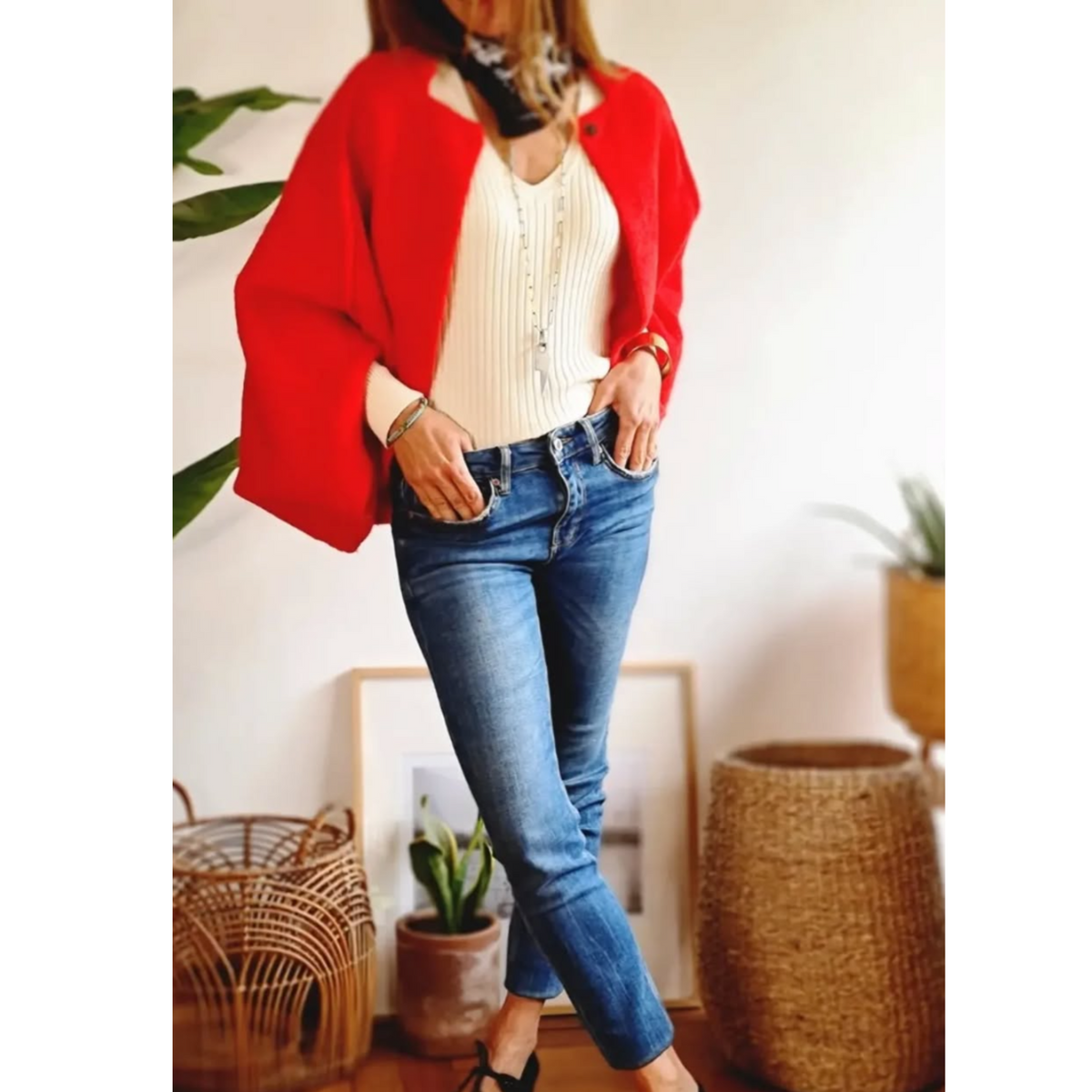 Women's Cropped Casual Jacket