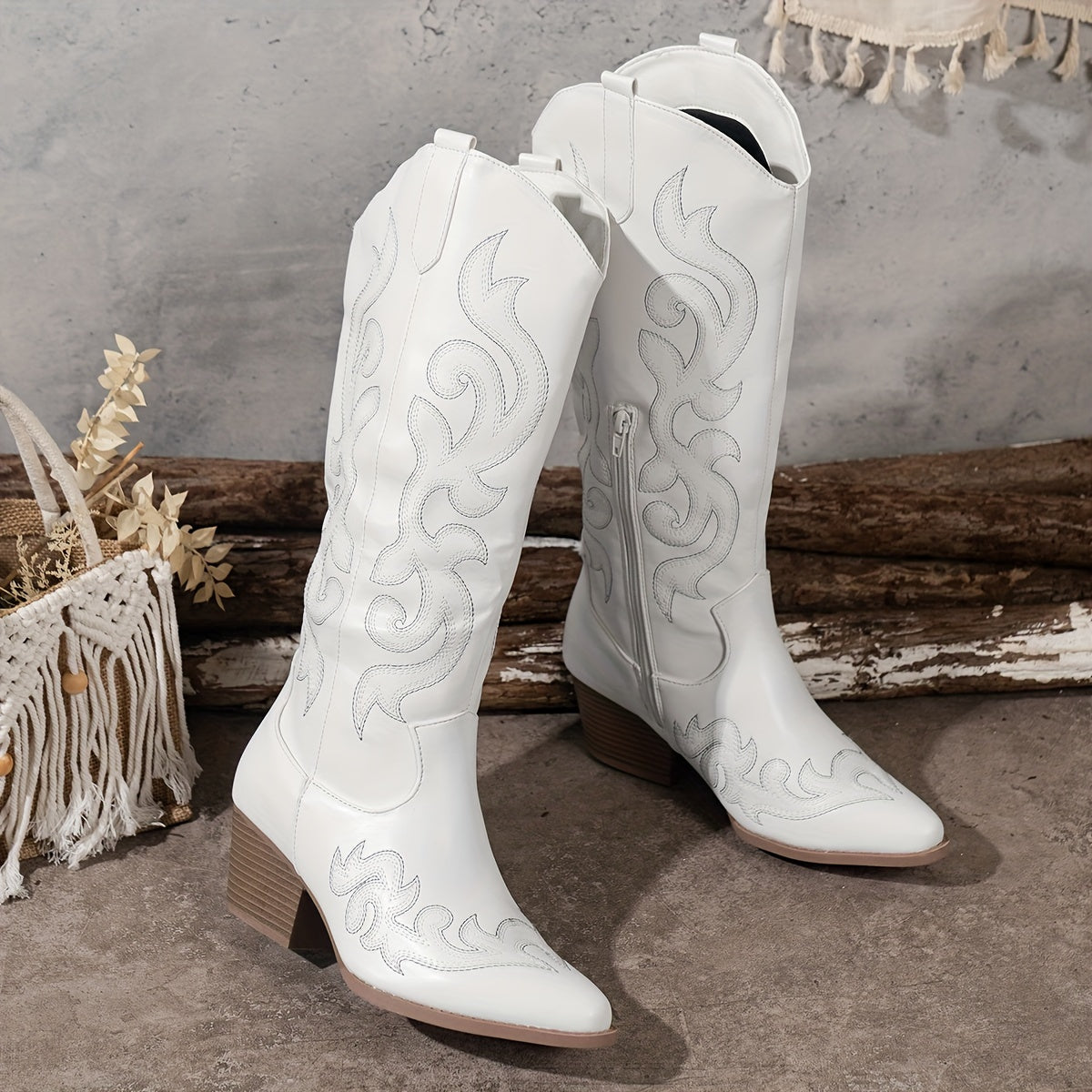 Women's Embroidered Cowboy Boots