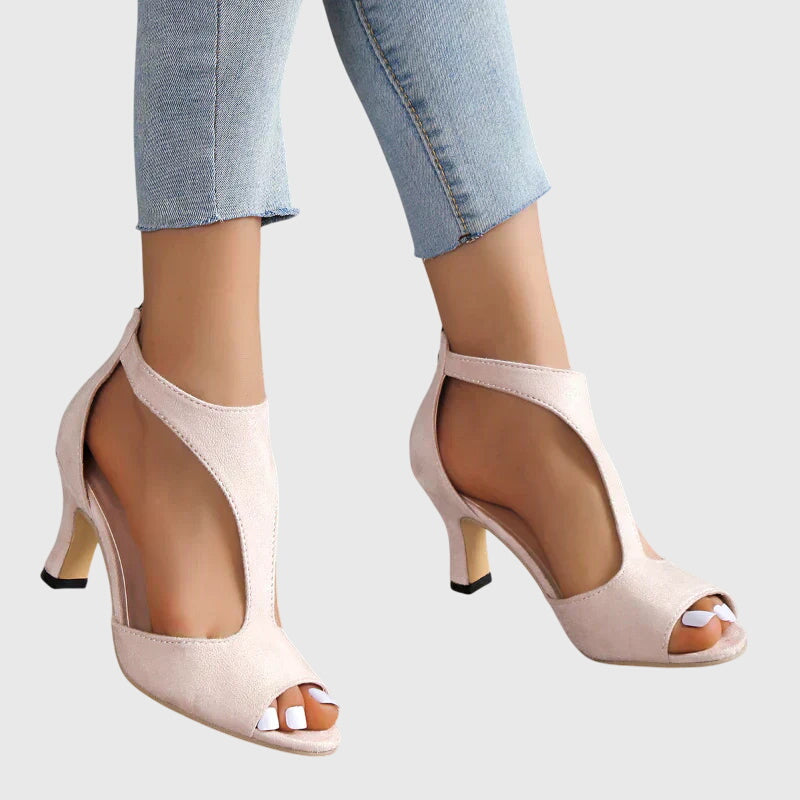 Women's Peep-Toe Party Ankle Boots