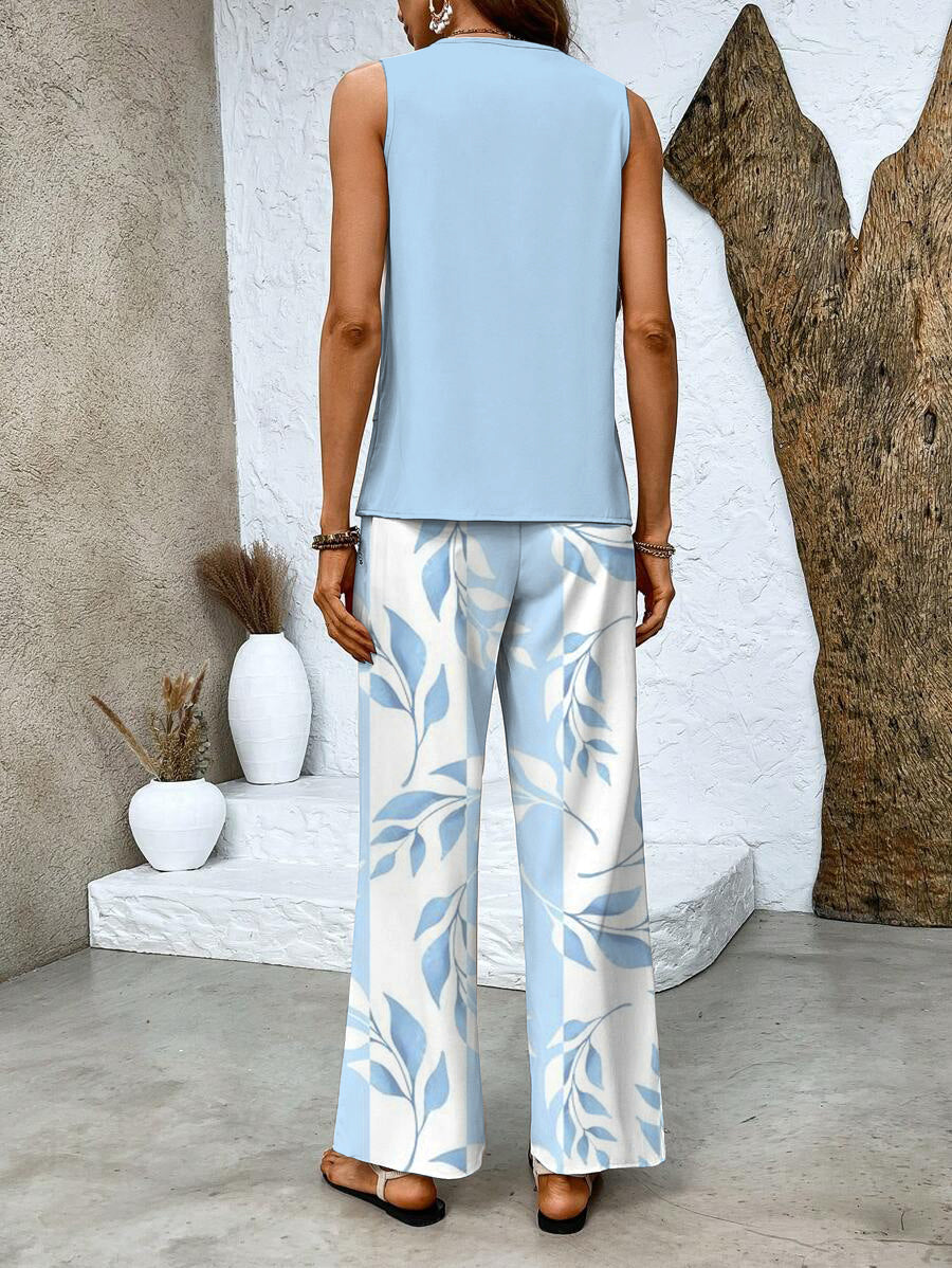 Women's Palazzo Set – Lightweight Layered Design Casual Summer | Florence 8