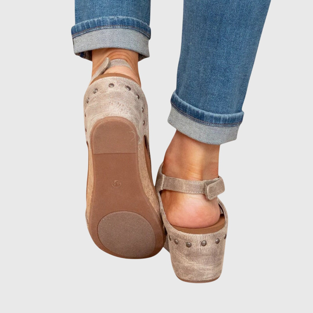 Emma | Orthopaedic Adjustable Buckle Casual Wedge Sandals