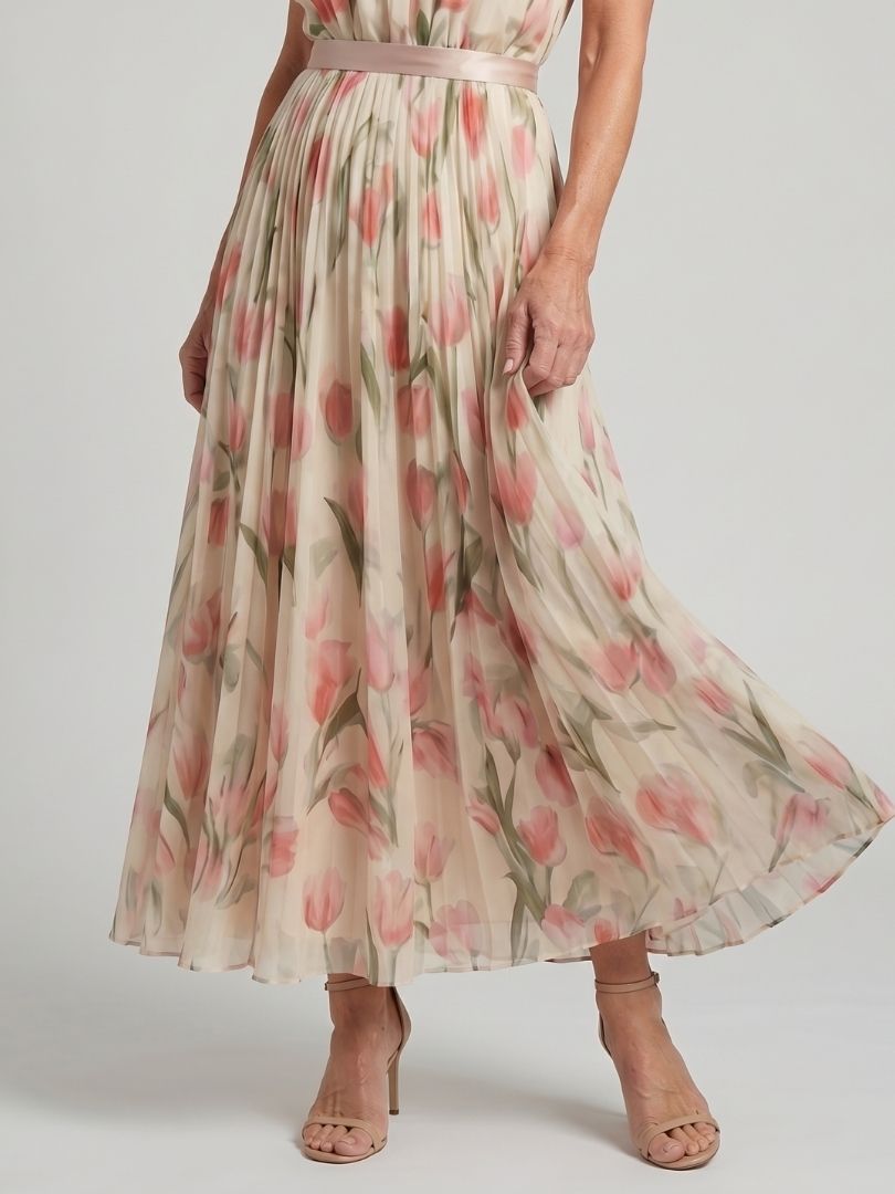 Ottilie | Women's Halter Wedding Guest Maxi Dress