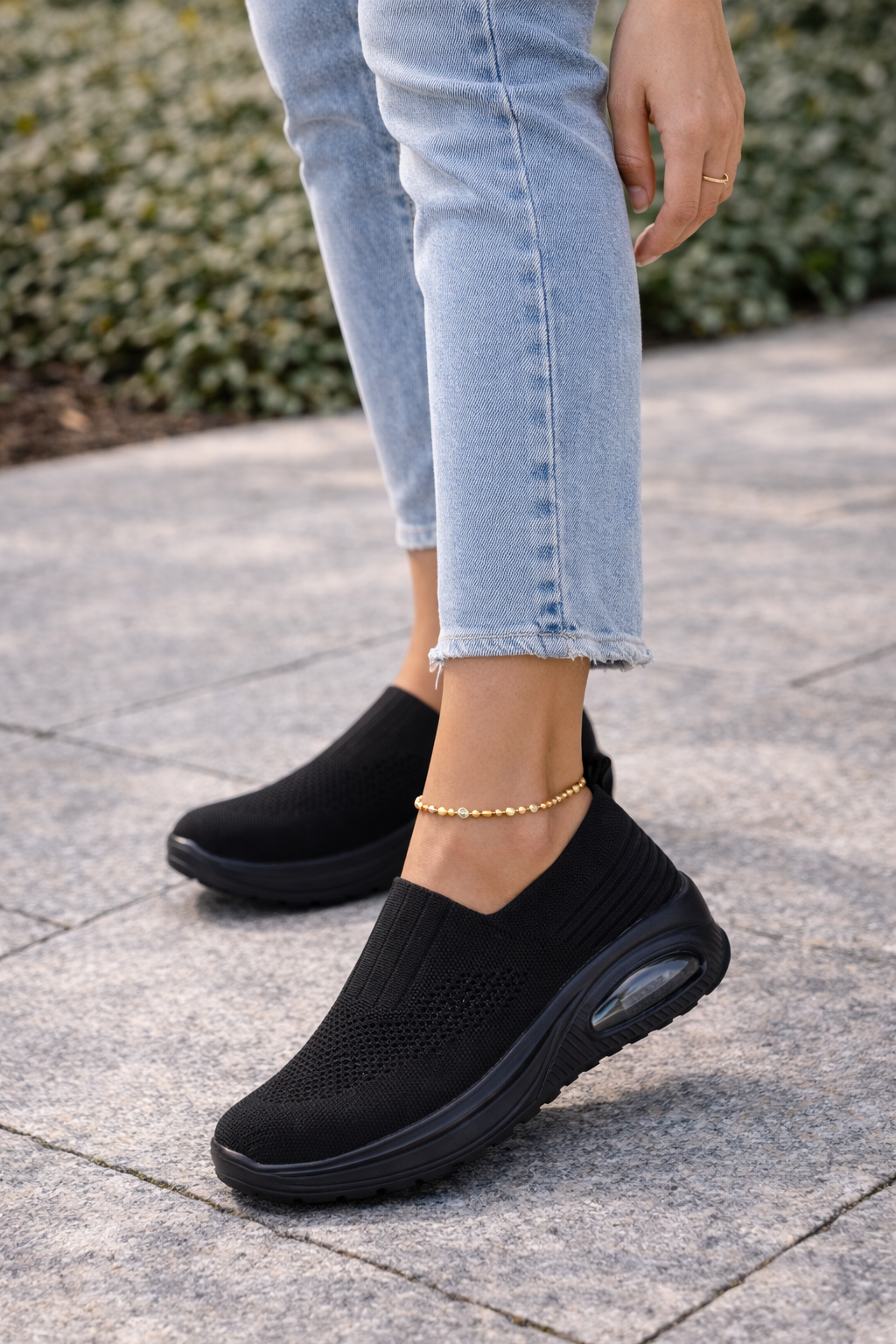 Women's Slip-On Trainers – Stretch-Knit Casual Athleisure | Amelia 6